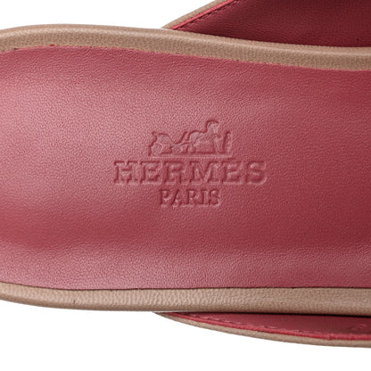 Hermes Calfskin Oz Mules 39 Beige Nude 7 of 9