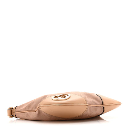 Gucci Metallic Monogram Small Lovely Heart Messenger Pink 4 of 10