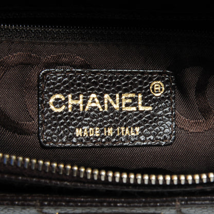 Chanel Caviar Square Stitched Shoulder Bag Brown 6 of 7