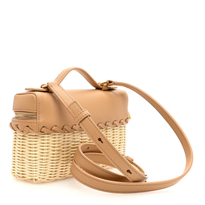 Loro Piana Wicker Calfskin L19 Extra Pocket Pouch Natural 3 of 10