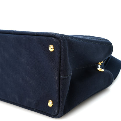 Prada Canapa Small Logo Tote Baltico 10 of 10