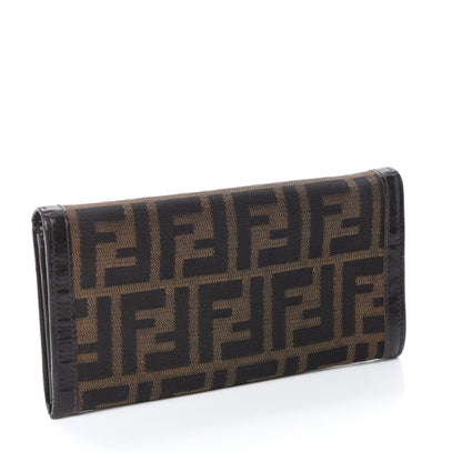 Fendi Zucca Continental Wallet Tobacco 3 of 7