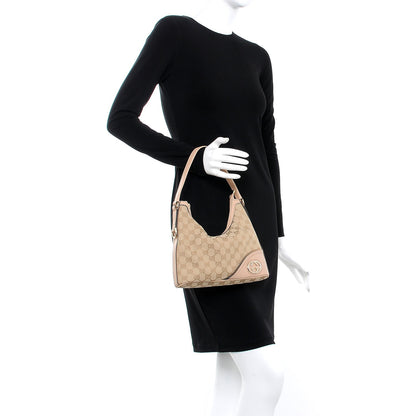 Gucci Monogram Small New Britt Hobo Pink 2 of 11