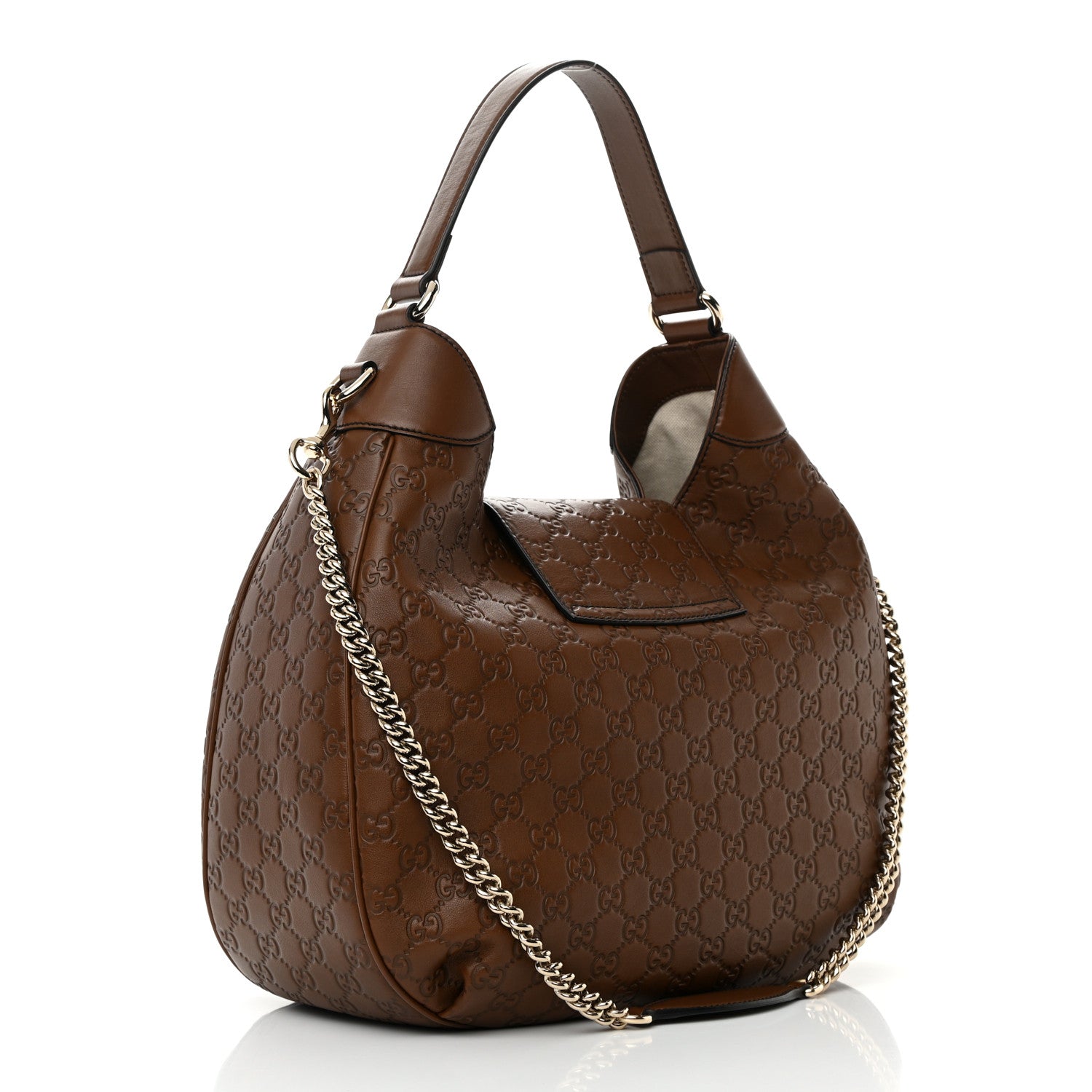 Gucci Guccissima Medium Emily Hobo Brown 3 of 18