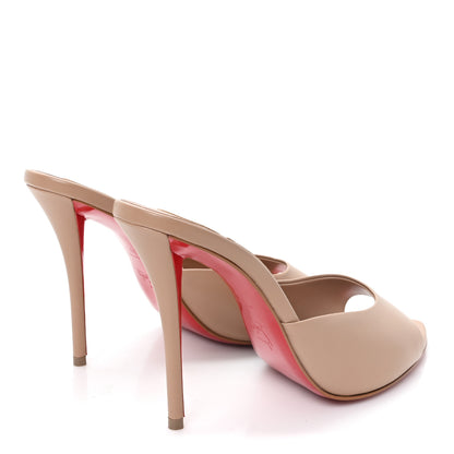 Christian Louboutin Nappa Miss Z 100 Mules 39.5 Blush 5 of 8