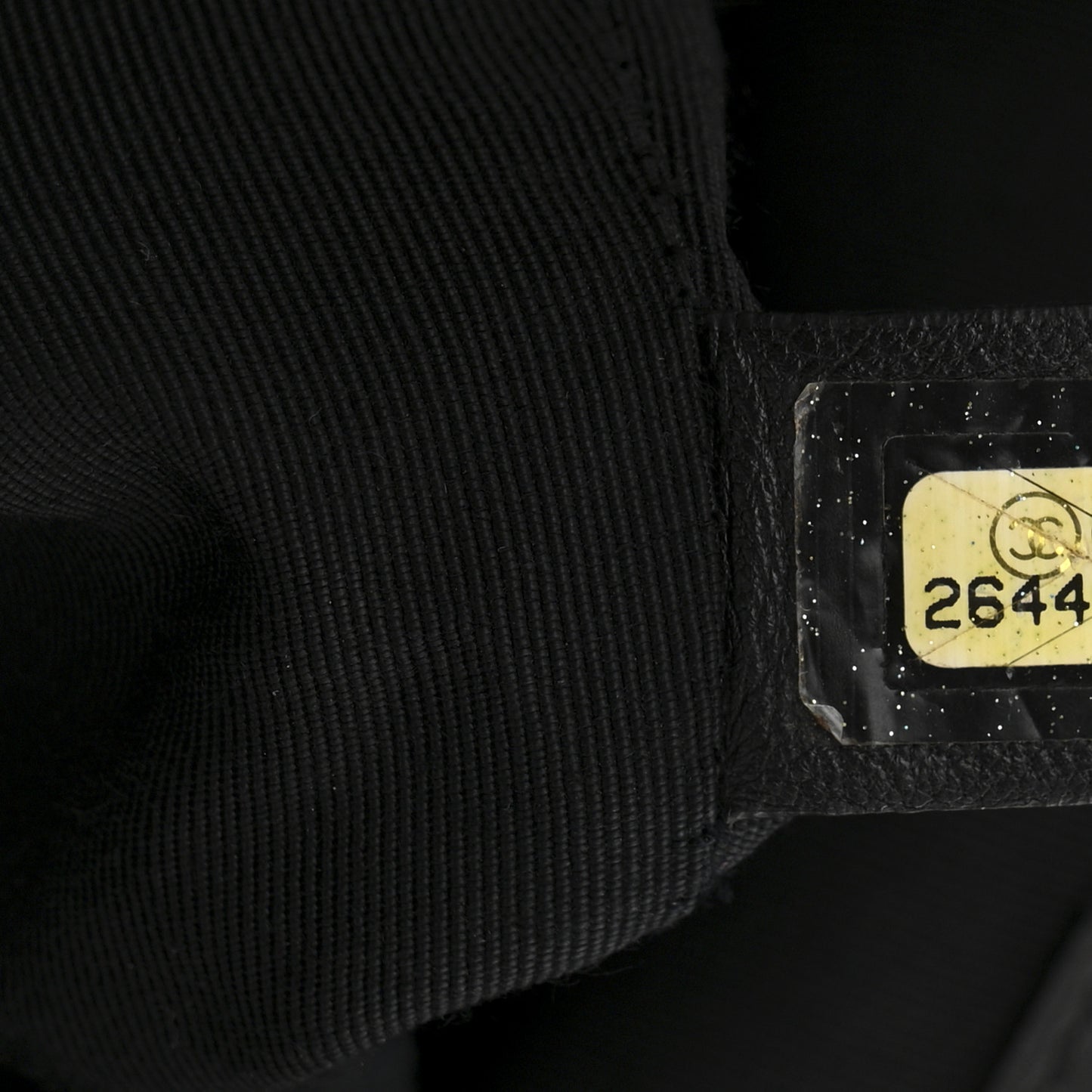 Calfskin Stitched Frame Backpack Black