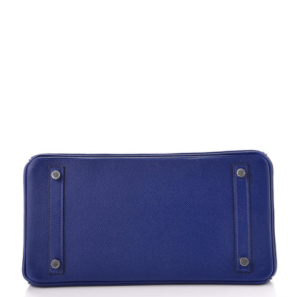 Hermes Epsom Birkin 30 Bleu Electrique 7 of 41