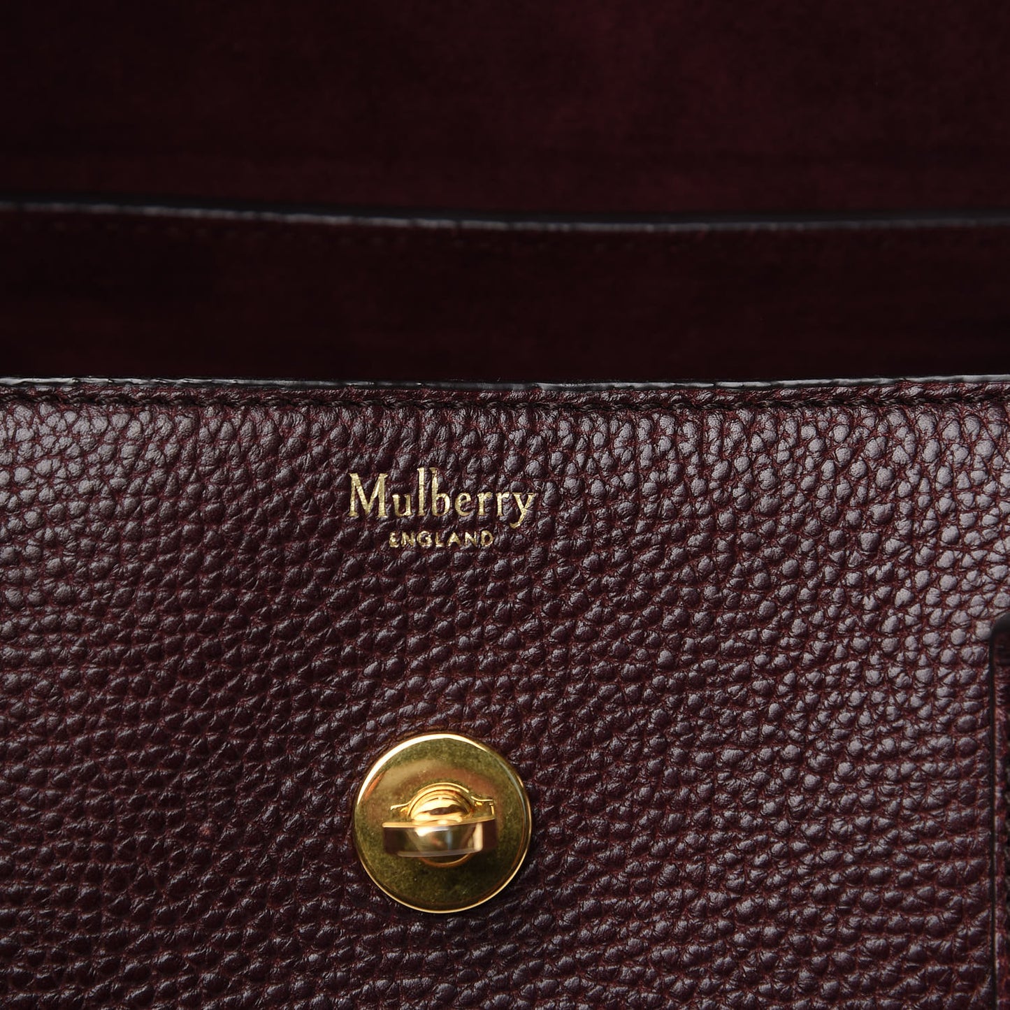 Grain Vegetable Tanned Calfskin Bayswater Oxblood