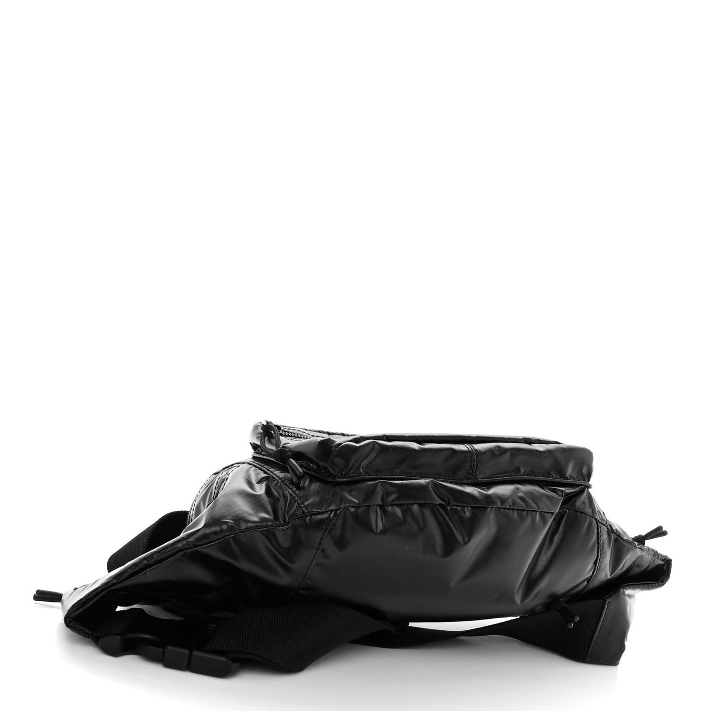 SAINT LAURENT Nylon Logo Nuxx Body Belt Bag Black