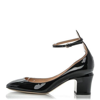 Valentino Garavani Patent Tan-Go Mary Jane 60mm Pumps 37.5 Black 1 of 8