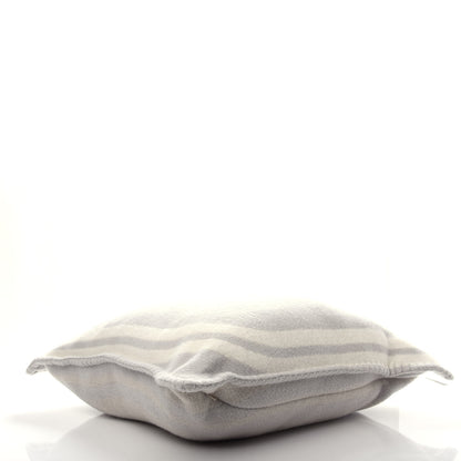 Hermes Merino Wool Cashmere Brides De Gala Pillow Gris Perle 3 of 4