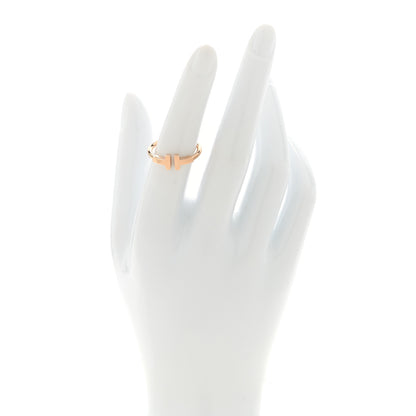 Tiffany 18K Rose Gold T Wire Ring 51 5.75 2 of 5