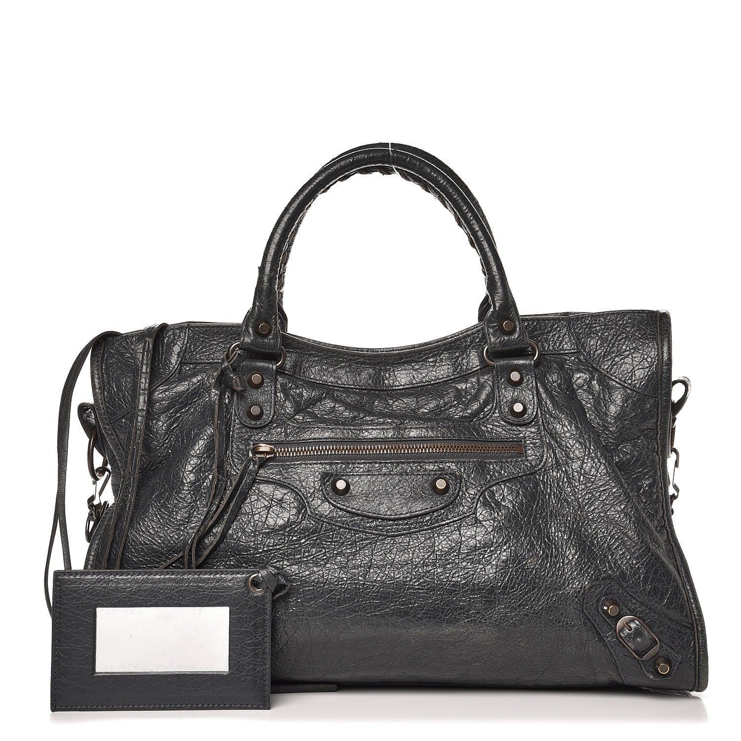 Balenciaga Agneau Classic Hardware City Anthracite 1 of 16