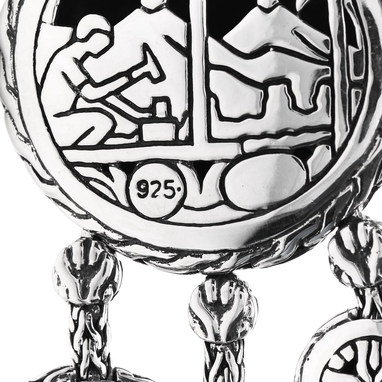 Sterling Silver Palu Hammered Pendant