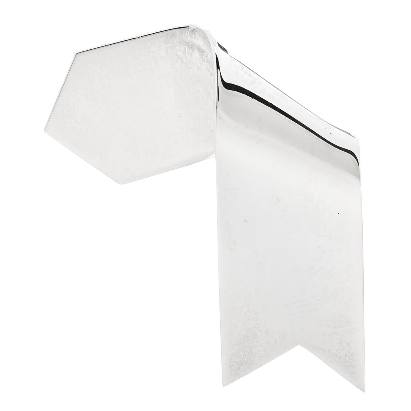 Sterling Silver Folded Ribbon Brooch