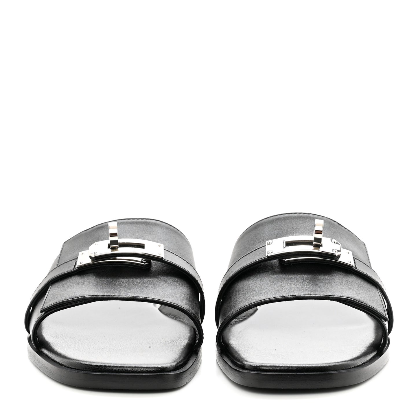 Calfskin Giulia Sandals 35.5 Black