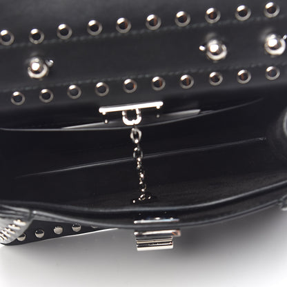 Proenza Schouler Calfskin Small Studded Hava Top Handle Bag Black 5 of 11