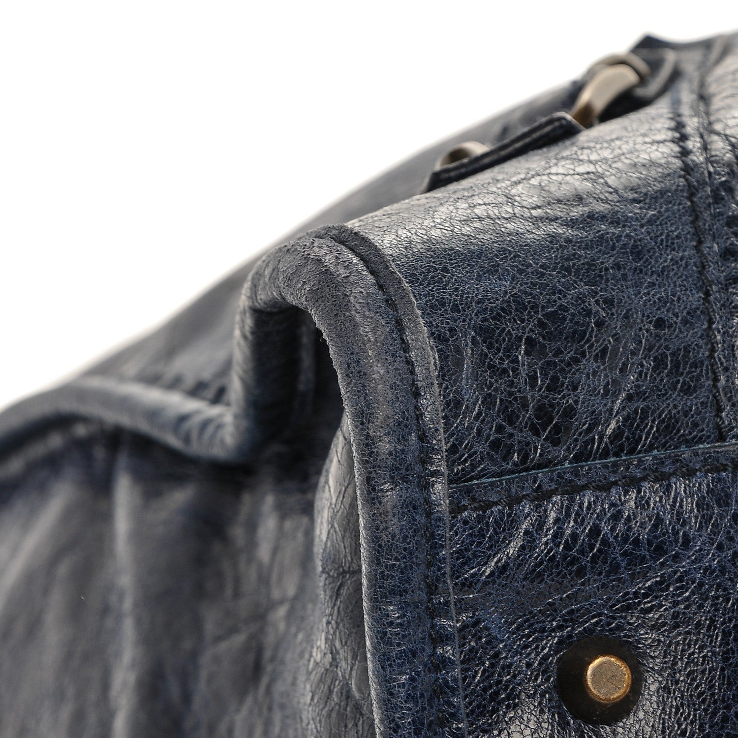 Balenciaga Chevre Classic Hardware Weekender Bleu Roi 10 of 10