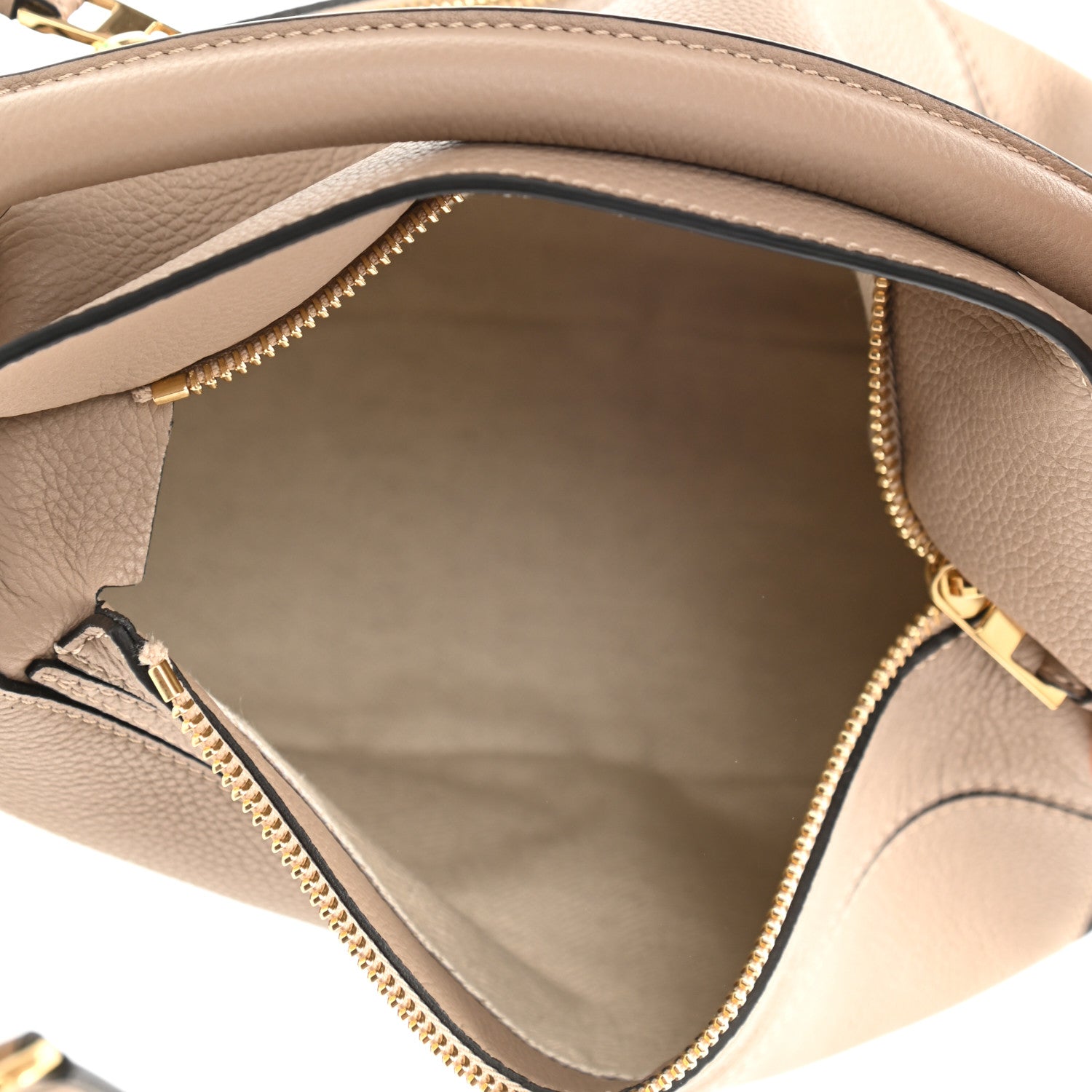 Loewe Grained Calfskin Small Puzzle Bag Sand 5 of 7