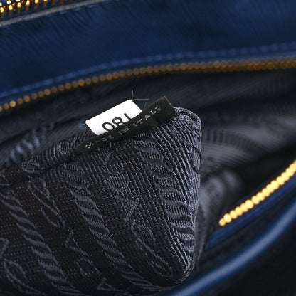 Prada Saffiano Lux Extra Large Galleria Double Zip Tote Bluette 7 of 10