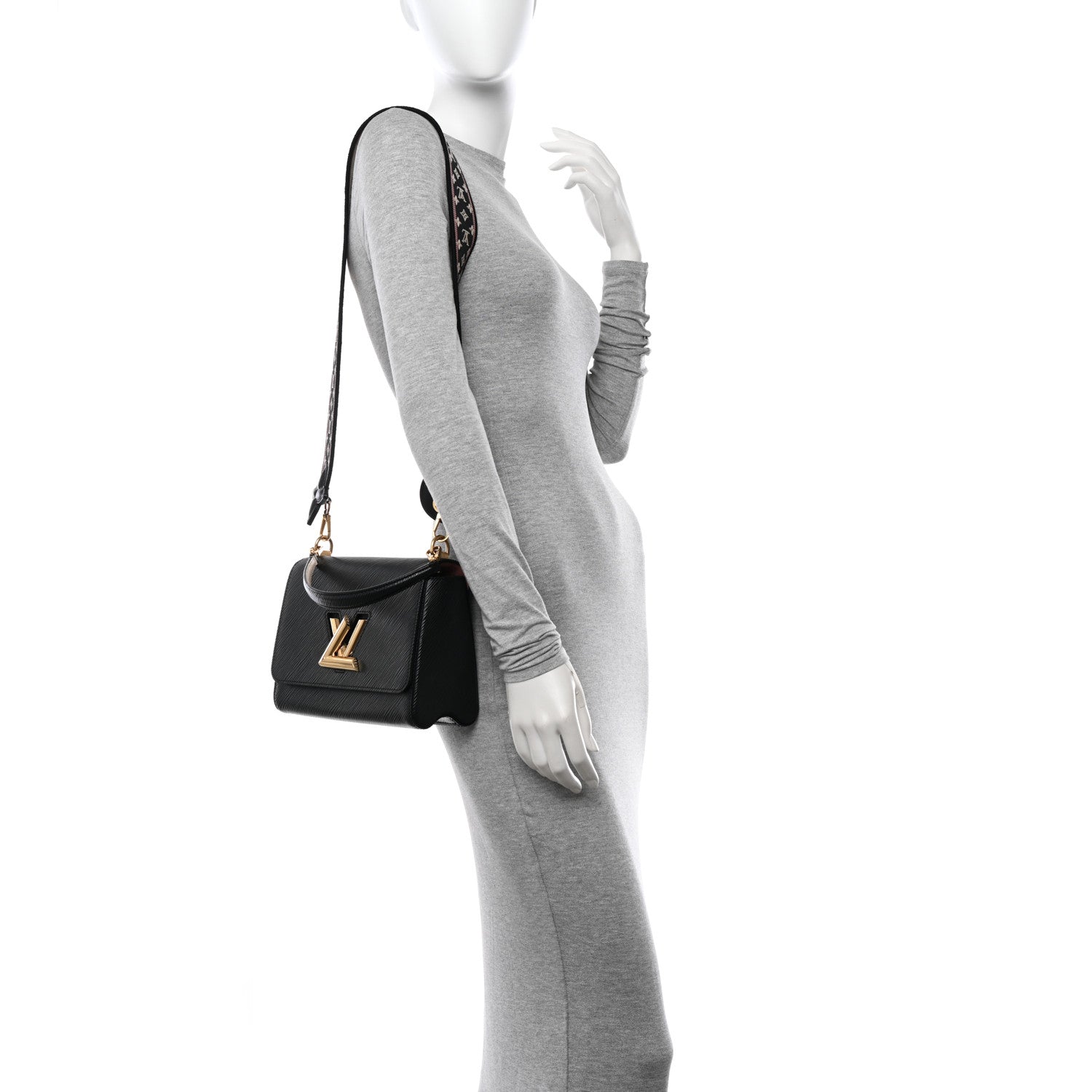 Louis Vuitton Epi Monogram Flower Twist Black 2 of 13