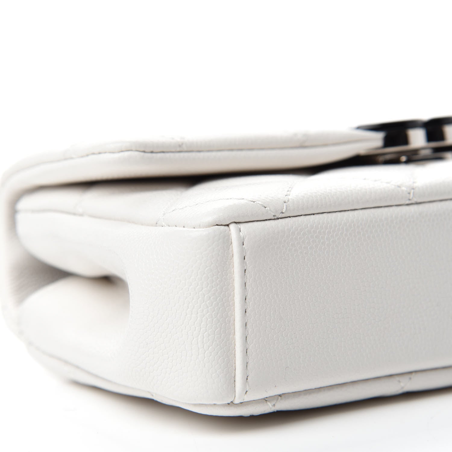 Chanel Caviar Quilted My Everything Small Flap White Black 6 of 11
