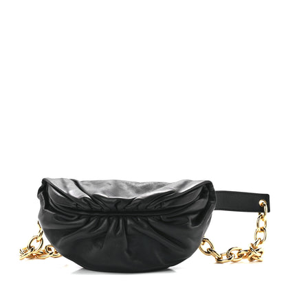 Bottega Veneta Nappa The Belt Chain Pouch Black 1 of 12
