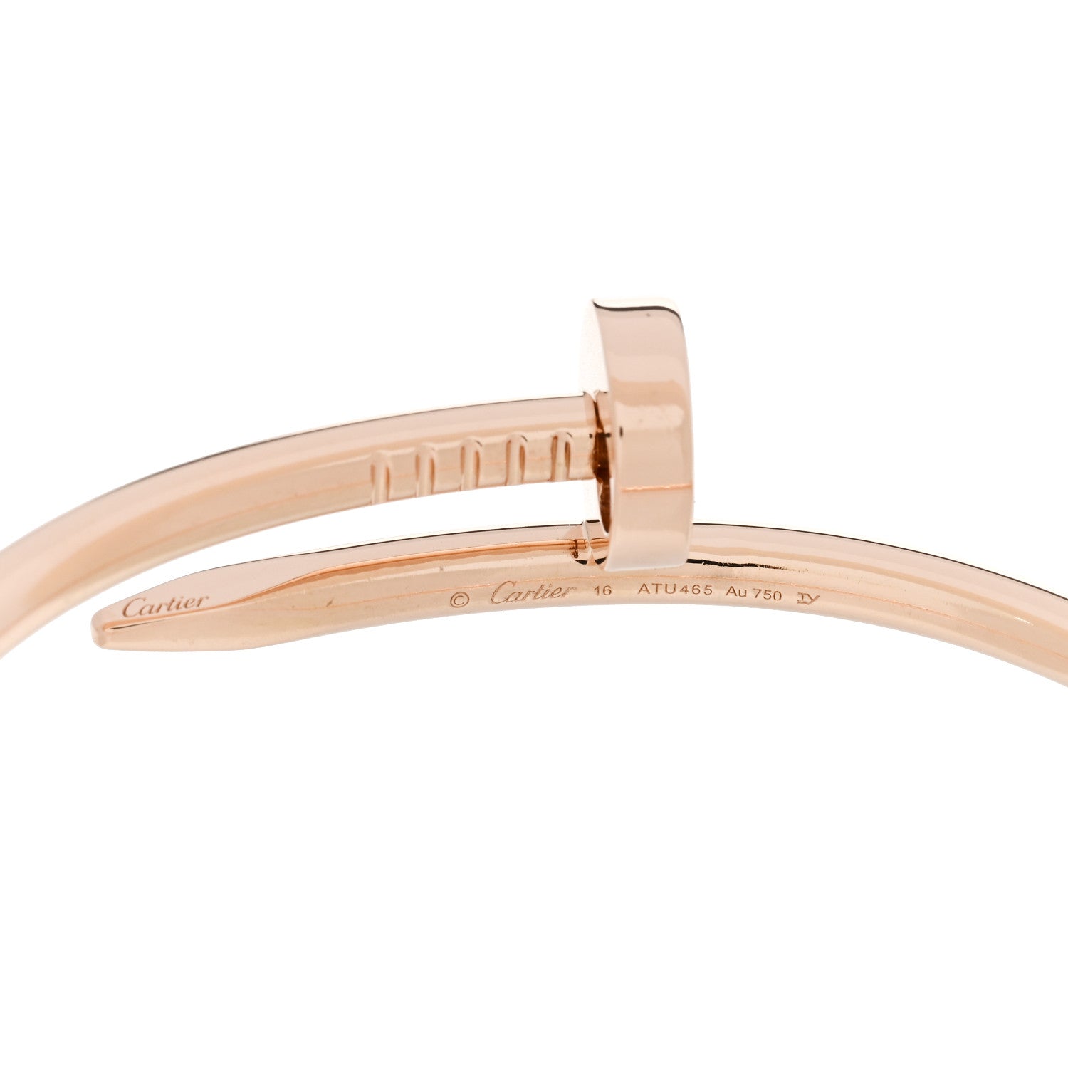 Cartier 18K Pink Gold Juste Un Clou Bracelet 16 3 of 4