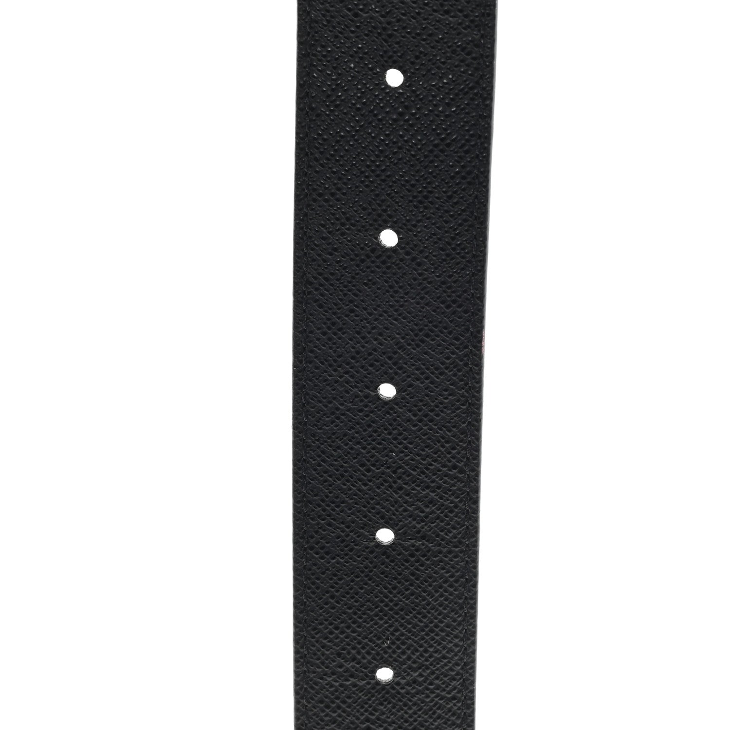 Louis Vuitton Calfskin Monogram 30mm LV Initiales Reversible Belt 80 32 Black 4 of 4