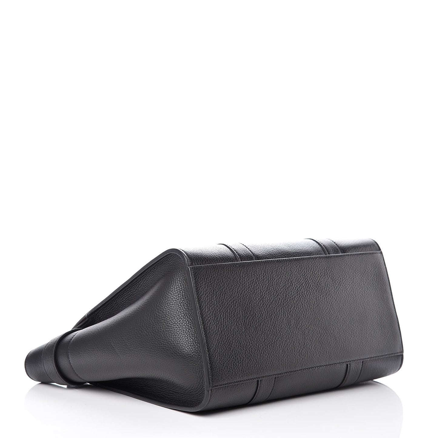 Classic Grain Small Bayswater Zip Tote Black