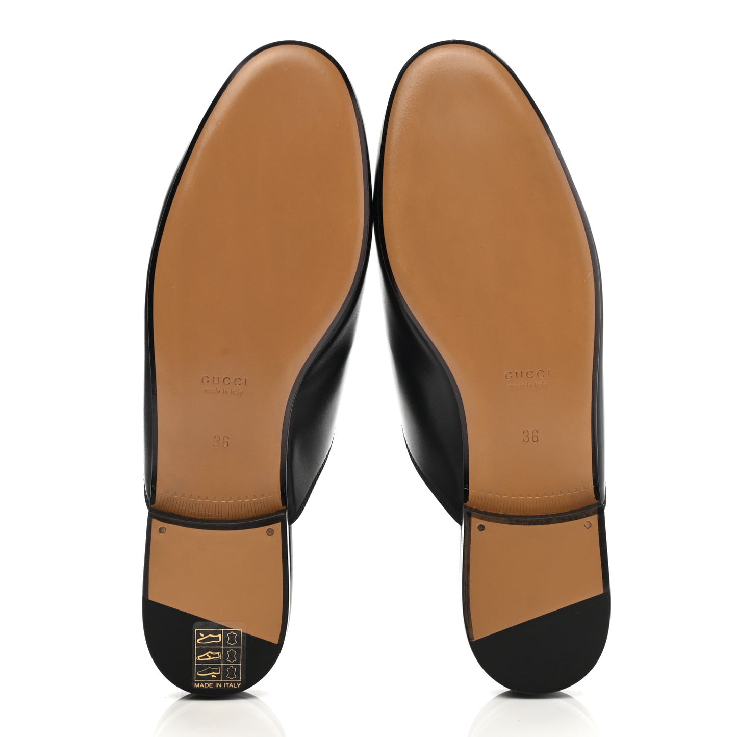 Calfskin Womens Princetown Slippers 36 Black