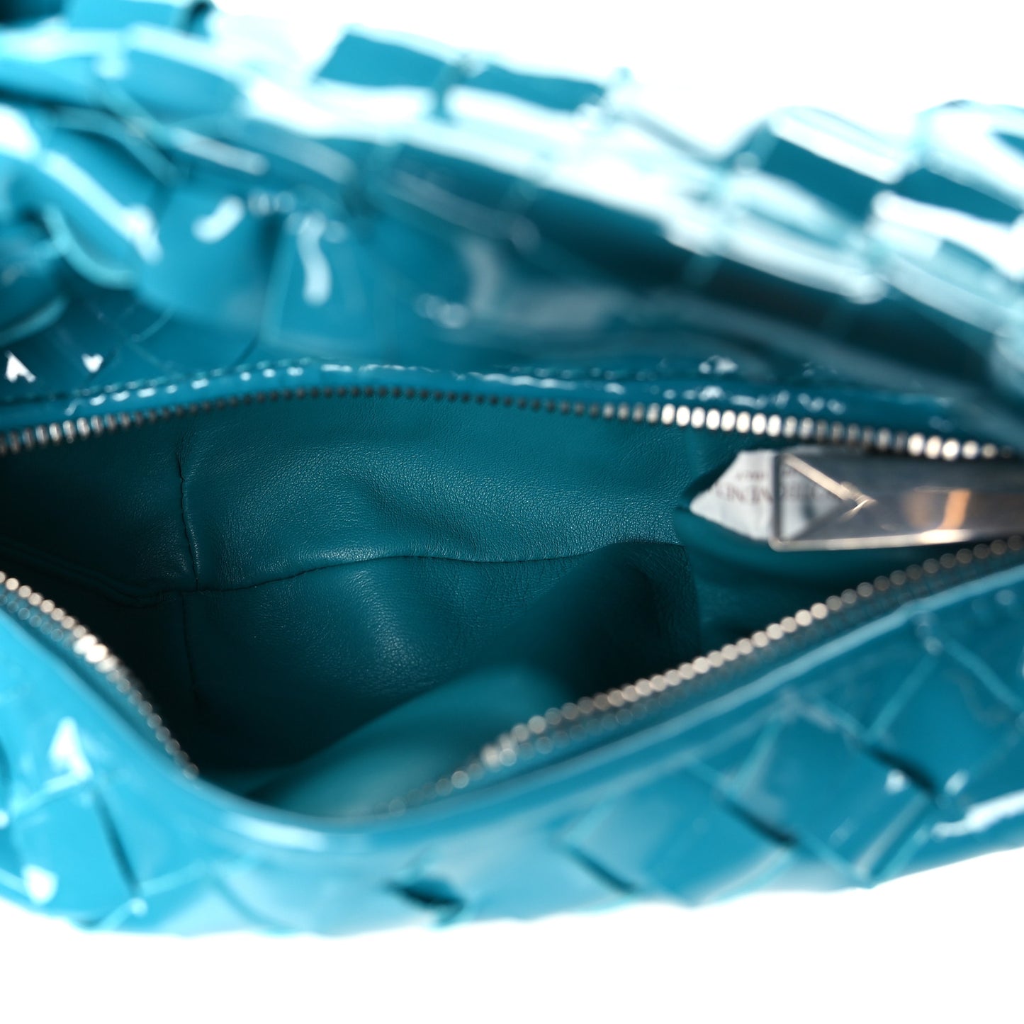 Patent Nappa Intrecciato Mini Jodie Blaster