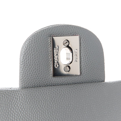 Chanel Caviar Quilted Mini Rectangular Flap Grey 6 of 12