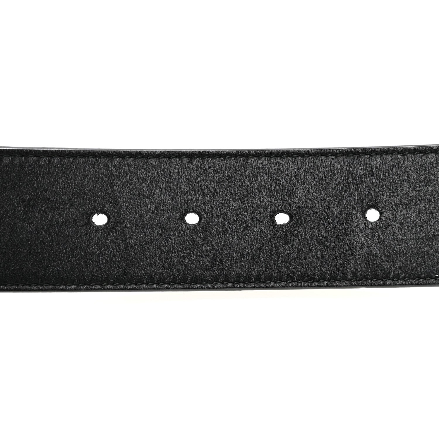 Gucci Moon Calfskin Torchon Double G 25mm Belt 75 30 Black 3 of 6
