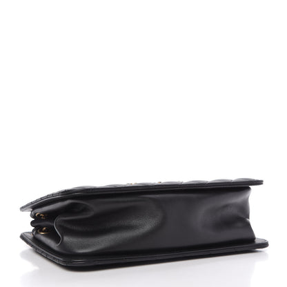 Chanel Calfskin Quilted CC Chain Accordion Tote Black 5 of 12
