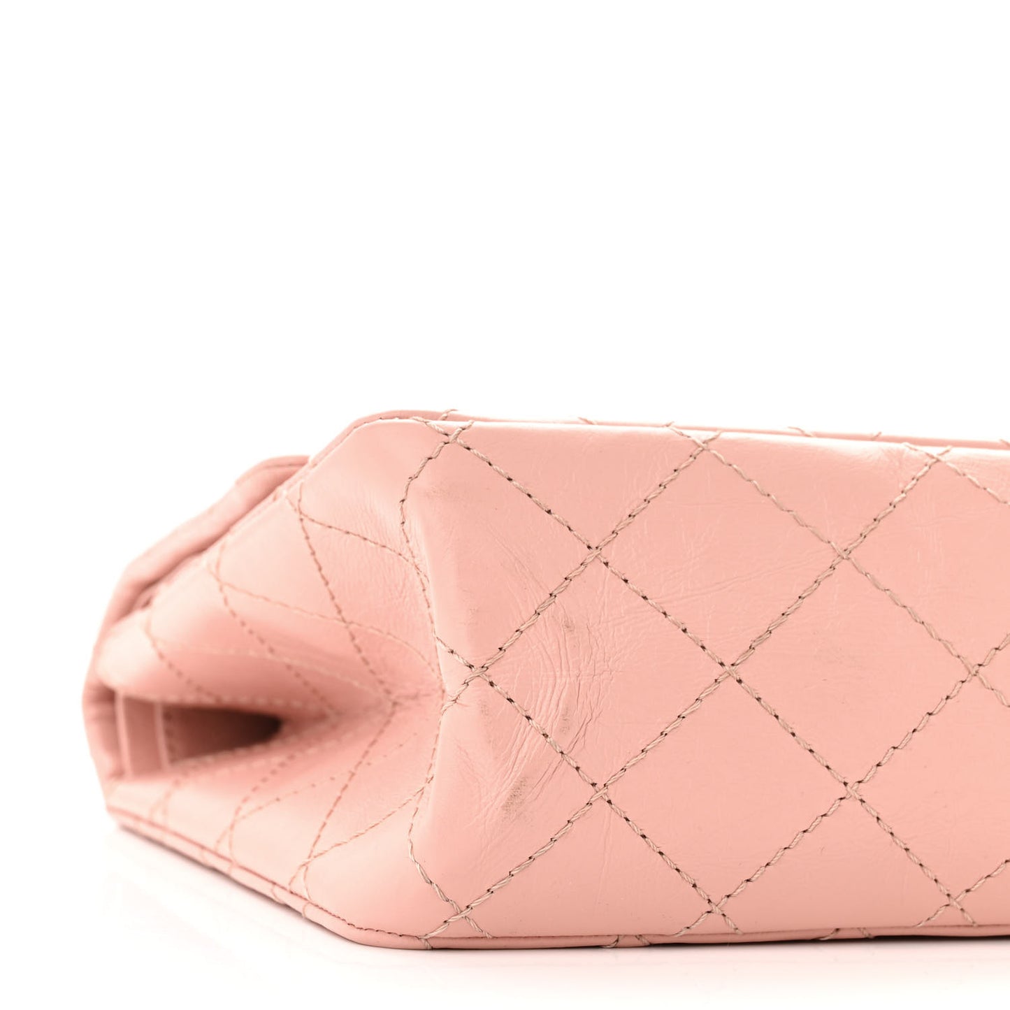 Aged Calfskin Quilted 2.55 Reissue 226 Flap Pink