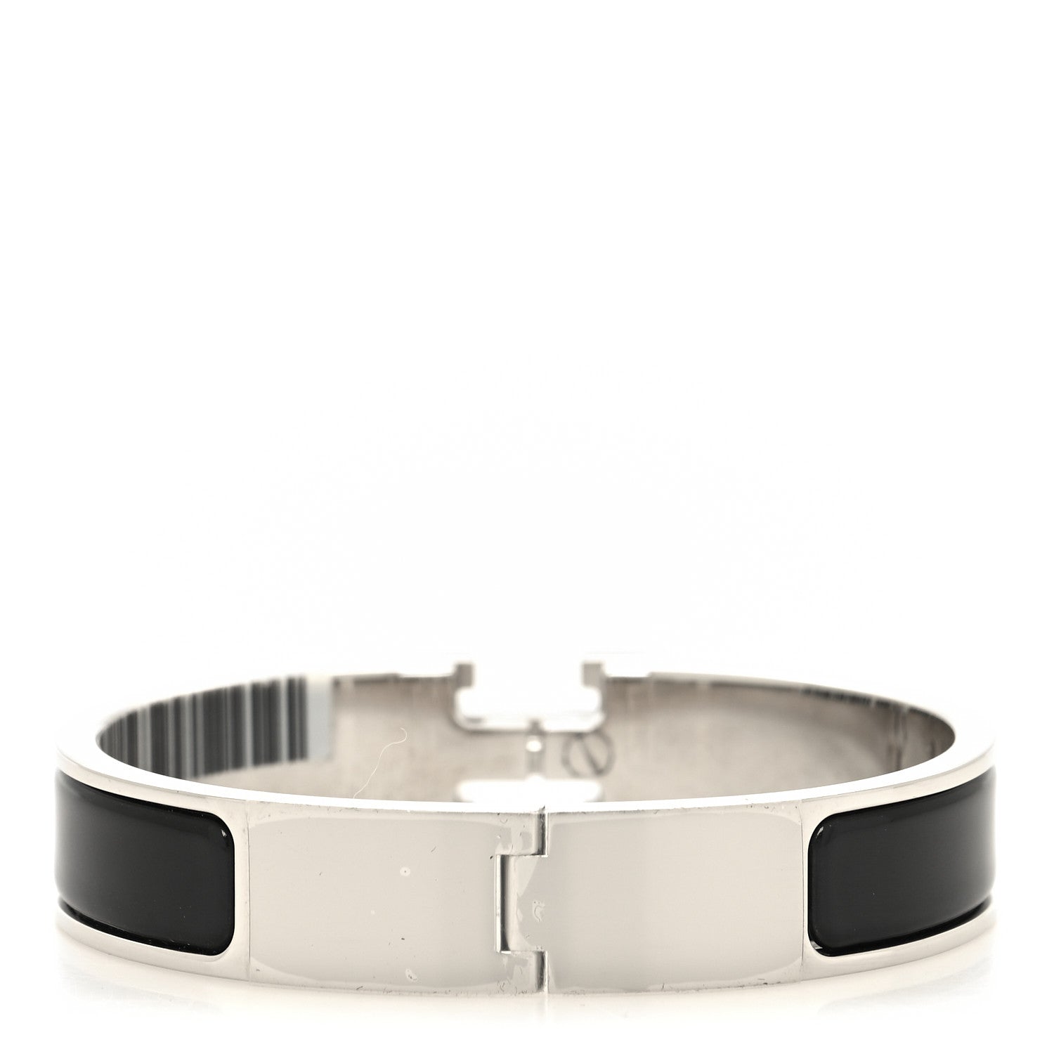 Hermes Enamel Narrow Clic Clac H Bracelet PM Black 3 of 6