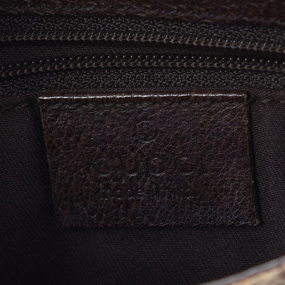 Gucci Monogram Waist Pouch Bag Dark Brown 7 of 9