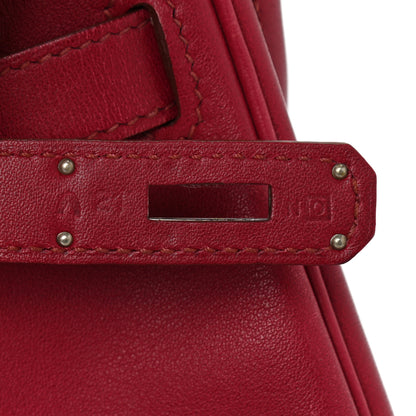 Hermes Swift Kelly Retourne 35 Rubis 8 of 20