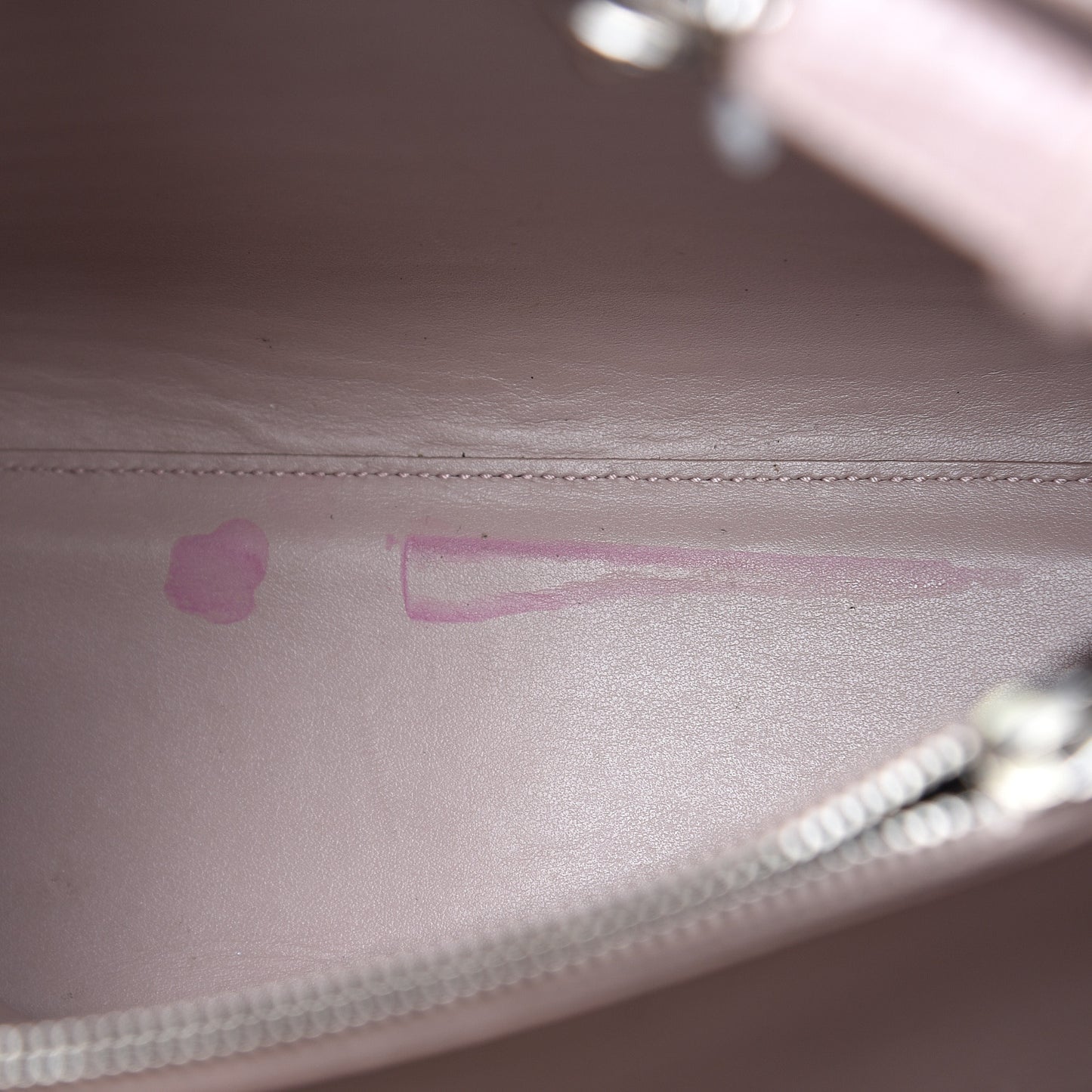 Calfskin Crocodile Embossed Baby Sac De Jour Rose Antic