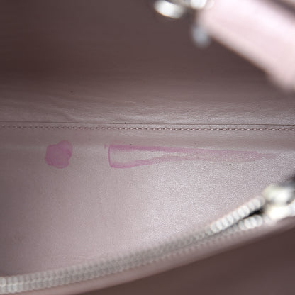 Saint Laurent Calfskin Crocodile Embossed Baby Sac De Jour Rose Antic 12 of 15