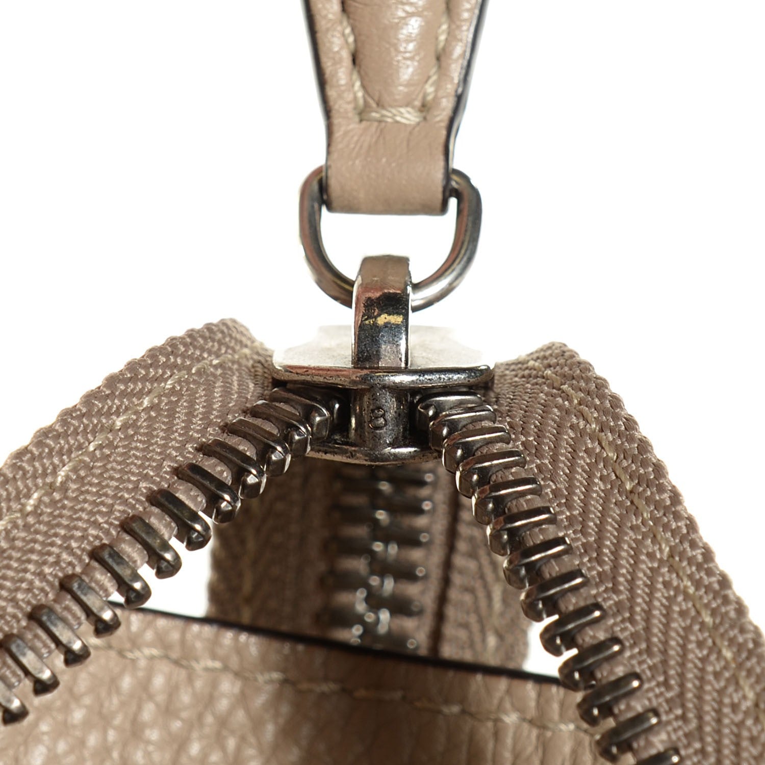 Celine Drummed Calfskin Mini Luggage Dune 8 of 8