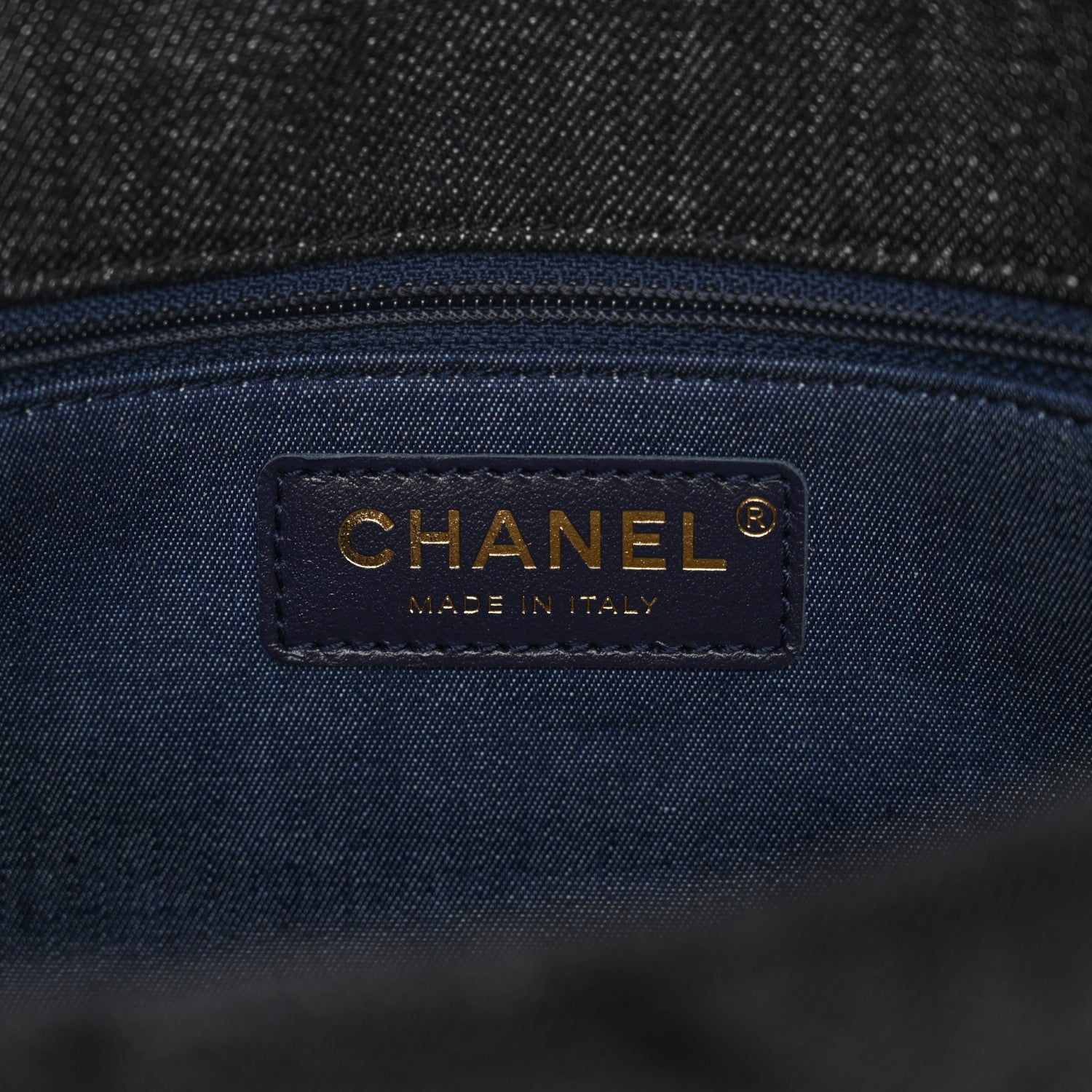 Chanel Denim Quilted Medium Funky Town Flap Black 7 of 10