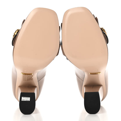 Gucci Malaga Kid Pearly GG Marmont Fringe 105mm Loafer Pumps 35.5 Porcelain Rose 5 of 11