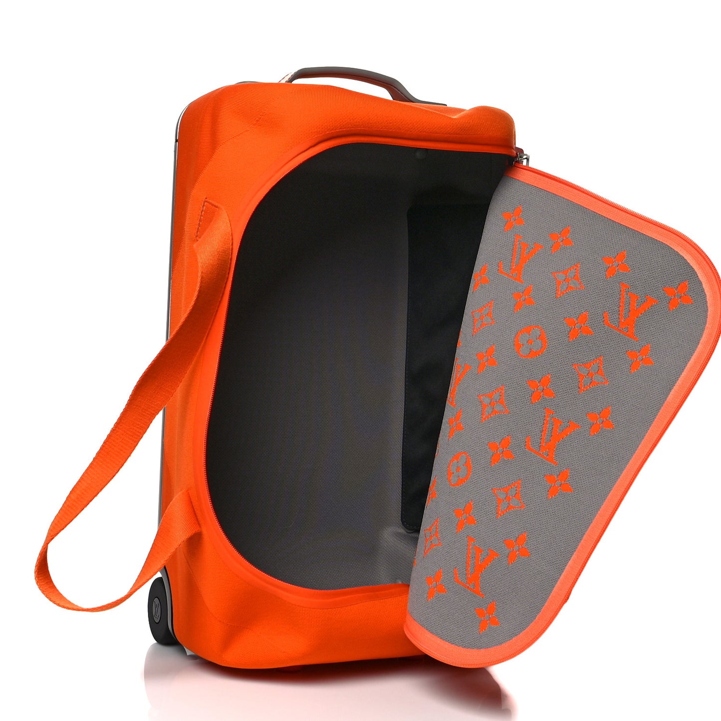 Knit Monogram Horizon Soft Duffle 55 Orange