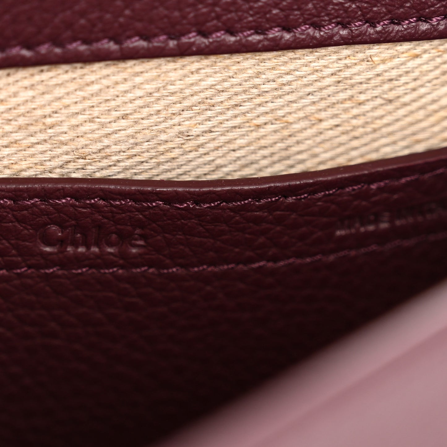Grained Calfskin Small Marcie Saddle Bag Dimness Purple