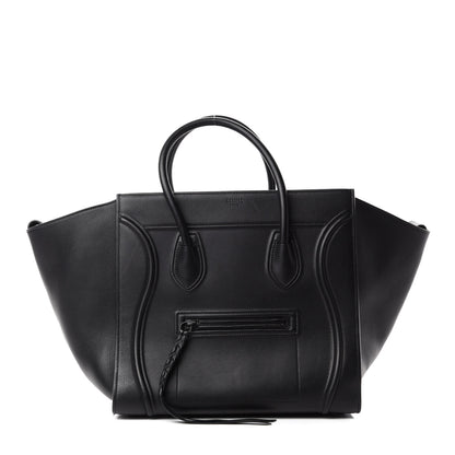 Celine Smooth Calfskin Medium Phantom Luggage Black 1 of 12