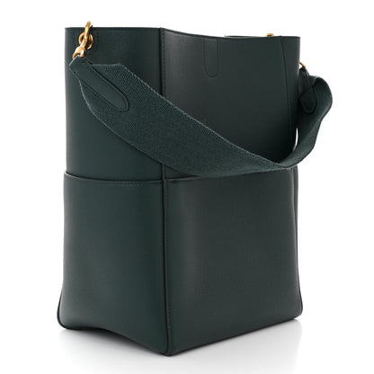 Celine Soft Grained Calfskin Sangle Bucket Bag Amazone 3 of 10