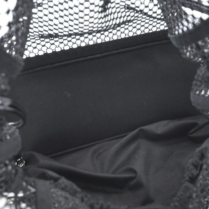 Chanel Patent Net Large La Madrague Tote Black 7 of 11