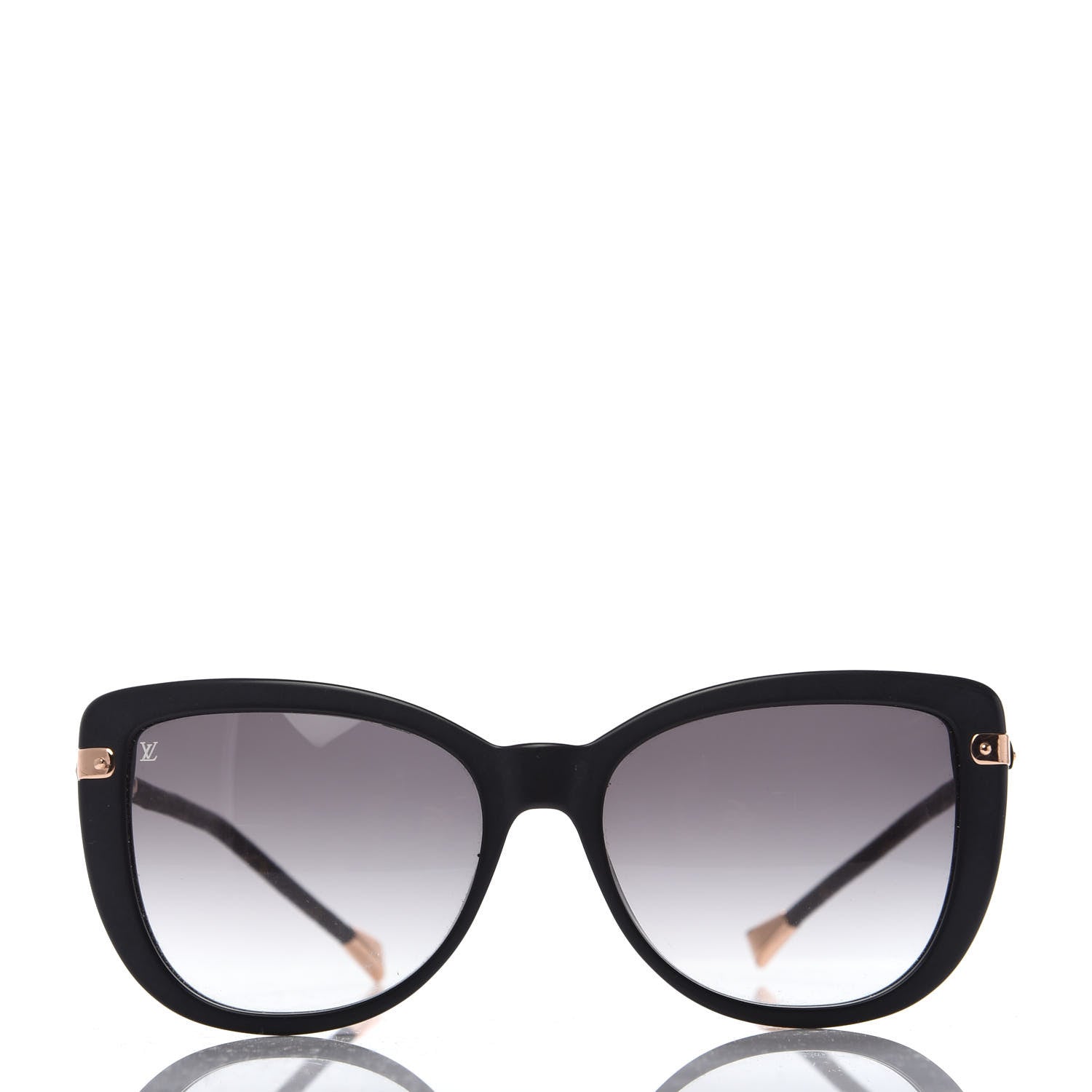 Louis Vuitton Monogram Acetate Charlotte Sunglasses Z0781E Black 2 of 9